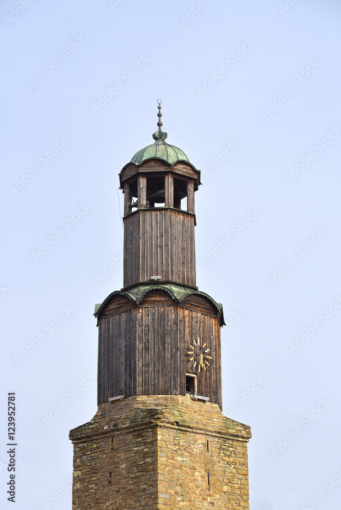 The old clock tower in Sevlievo Bulgaria
