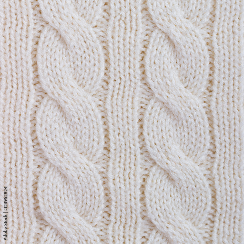Texture of knitted woolen fabric Texture of knitted woolen fabric