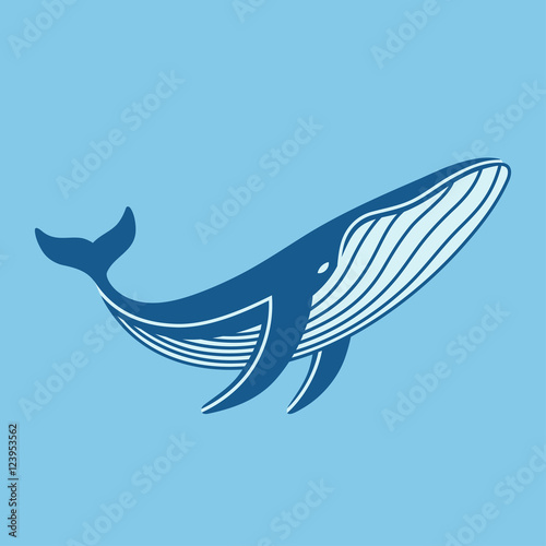 Blue whale icon