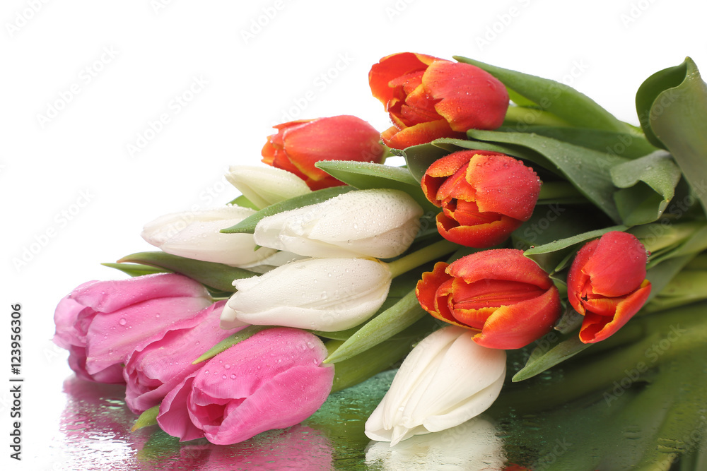 Fresh bouquet of tulips Fresh bouquet of tulips