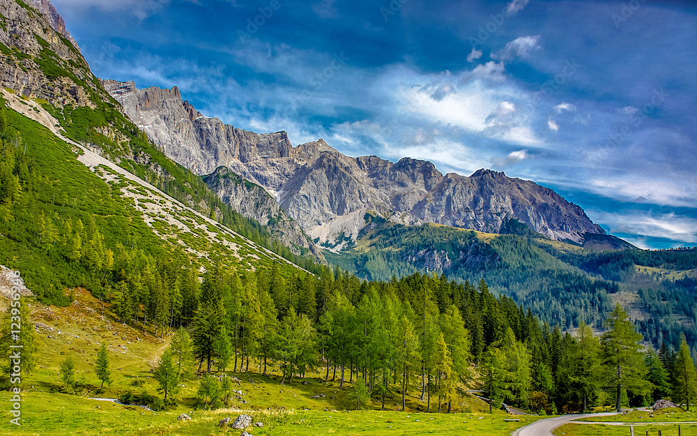 Gebirge in der Ramsau