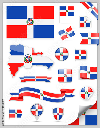 Dominican Republic Flag Set - Vector Collection Free Download Dominican Republic Flag Set - Vector Collection - GFXLoad