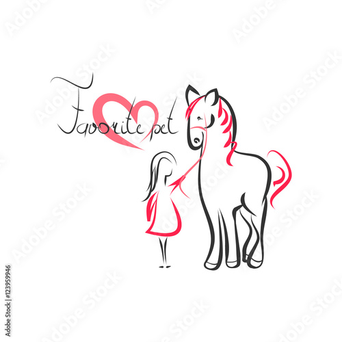 Favorite pet horse