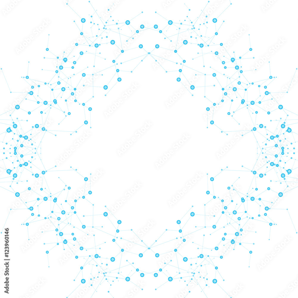 Modern vector template for business, science, medicine, technology, network and your idea Modern vector template for business, science, medicine, technology, network and your idea