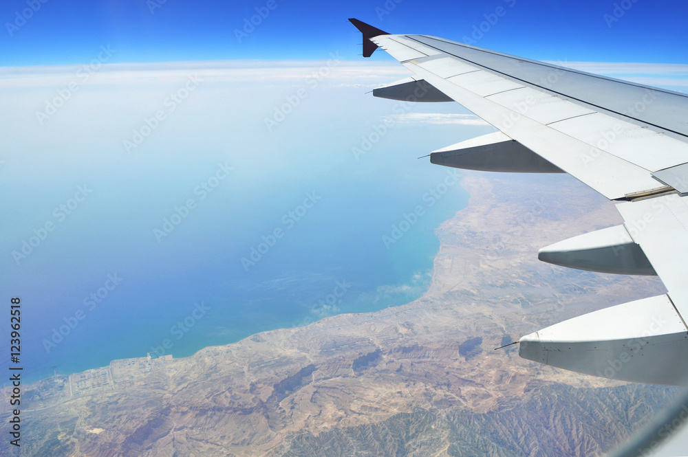 Fototapeta premium view from the plane