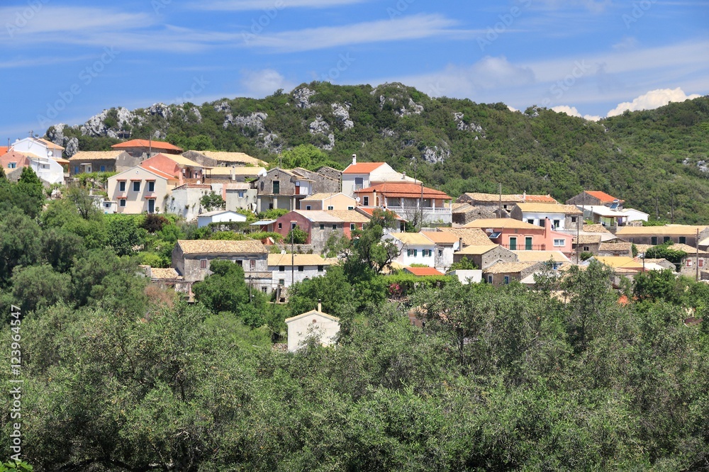 Corfu, Greece - Makrades village