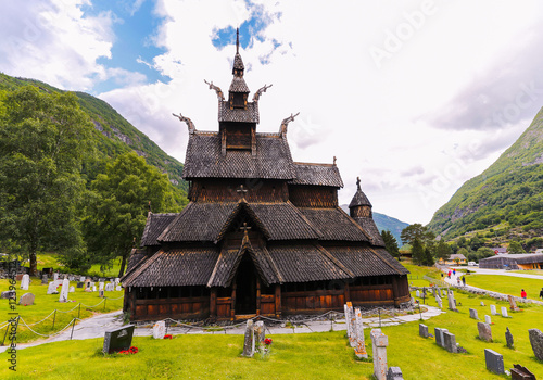 Принти на полотні Borgund stave church, Norway