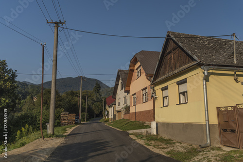 Fototapeta Naklejka Na Ścianę i Meble -  Medzev village in east of Slovakia