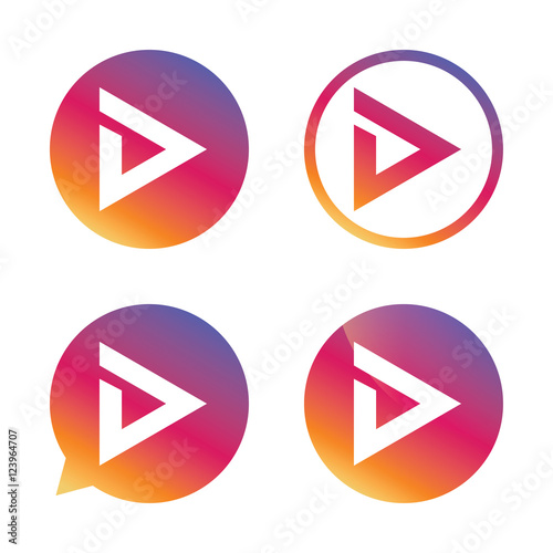 Free Download Arrow sign icon. Next button. Navigation symbol. - GFXLoad