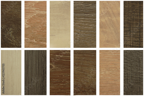 Laminate Wood Concept - wood texture floor in frames, Samples of laminate and vinyl floo