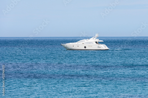 motor yacht at sea © sergiy1975