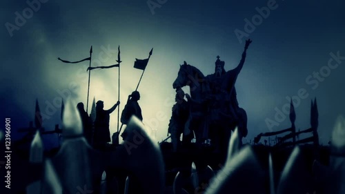 Charlemagne with His Massive Army