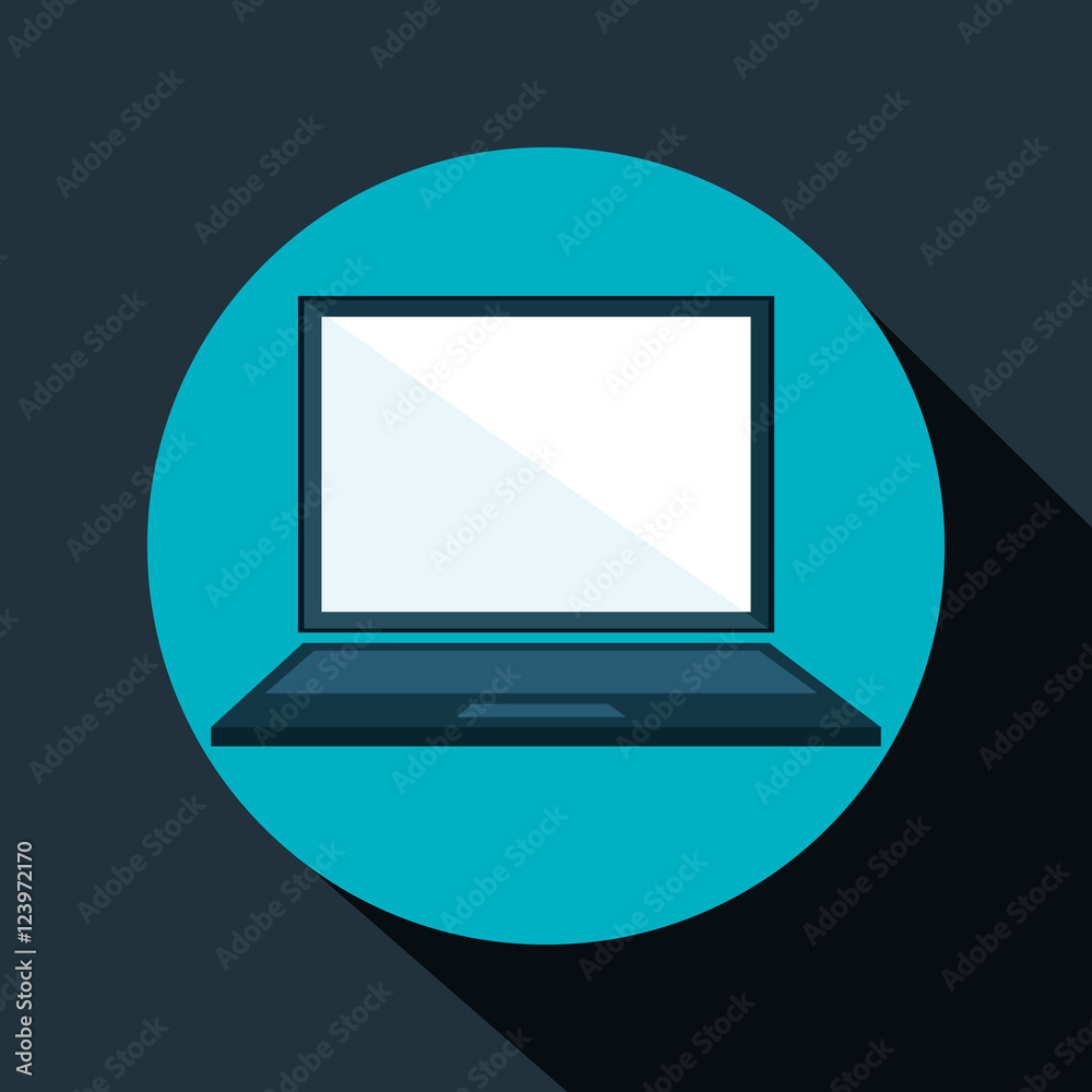 laptop computer portable device vector illustration design laptop computer portable device vector illustration design