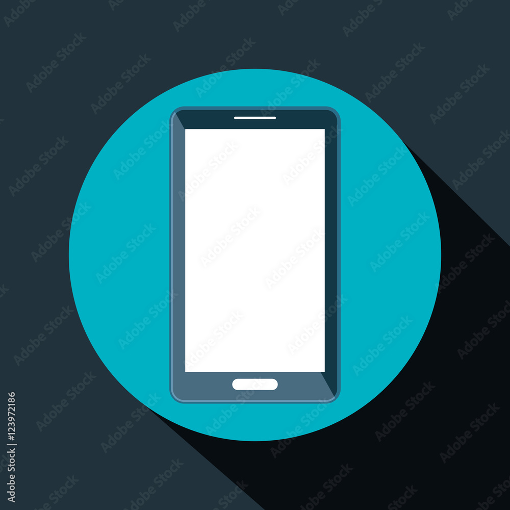 smartphone technology portable icon vector illustration design