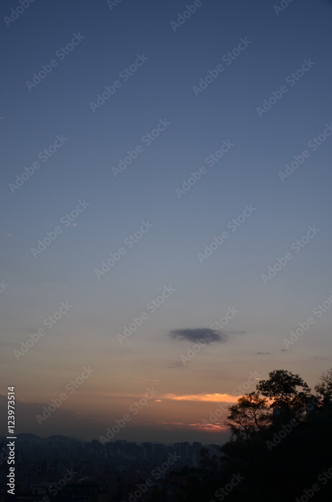 Fototapeta premium 일몰 