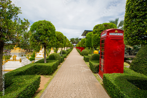 Landscape tropical park of Nong Nooch in Pattaya, Thailand