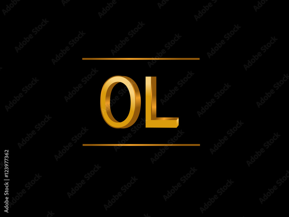OL Initial Logo for your startup venture OL Initial Logo for your startup venture