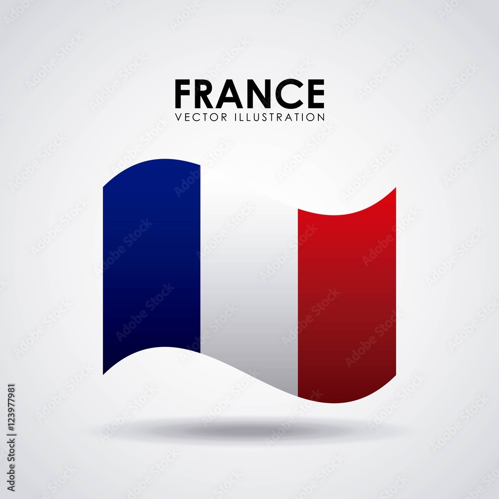 france flag classic culture vector illustration design france flag classic culture vector illustration design