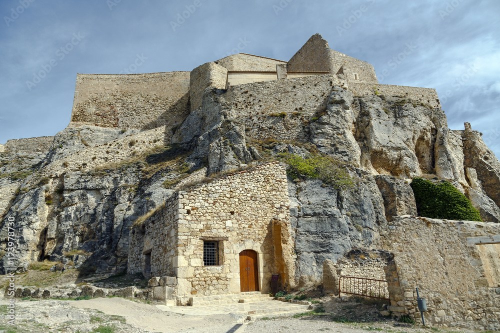 Castle of Morella, in Castellon, Spain