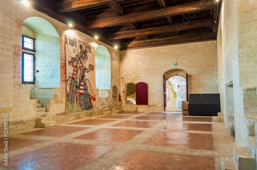 Salle intérieur du Château de Tarascon. photo