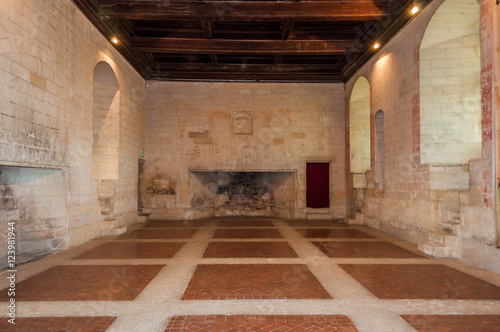 Salle intérieur du Château de Tarascon. photo