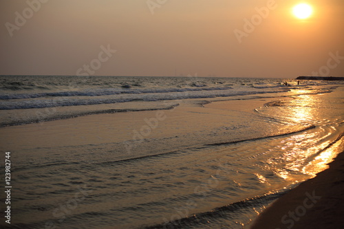 Beach and Sunsets in Rayong at Thailand