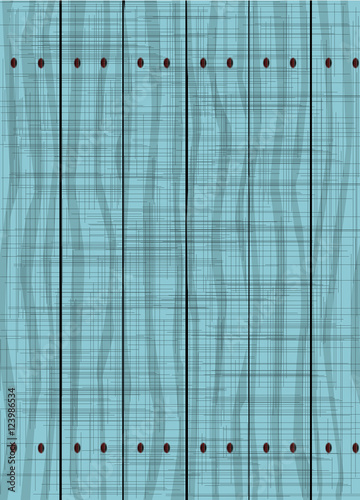Blue Wooden Grunge Background