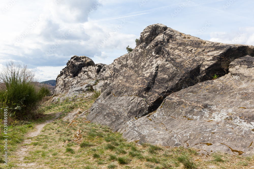 Fototapeta premium Kamelfelsen bei Westerhausen im Harz