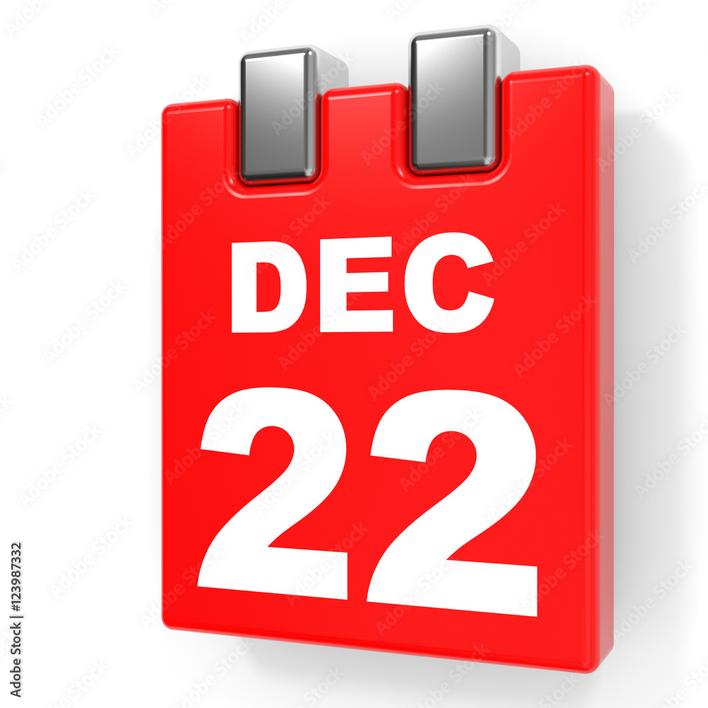 December 22 Calendar on white background Stock Illustration Adobe Stock December 22 Calendar on white background Stock Illustration Adobe Stock