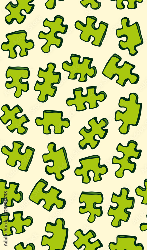 Puzzles. Vector drawing Puzzles. Vector drawing