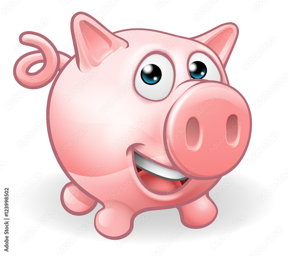 Cartoon Cute Pig Farm Animal Cartoon Cute Pig Farm Animal