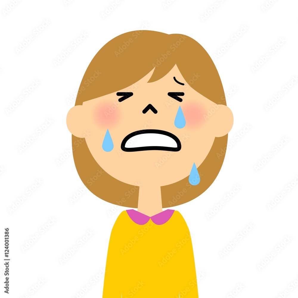 号泣する女の子 号泣する女の子