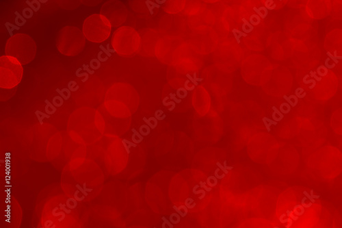 Bokeh saturated red background. Festive background.