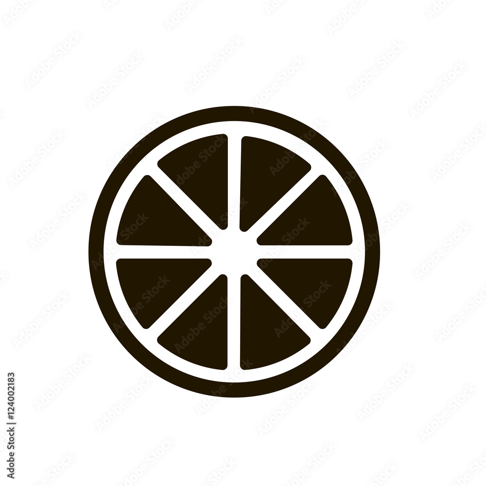 Сocktail with Lemon icon vector