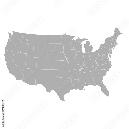 United States vector map