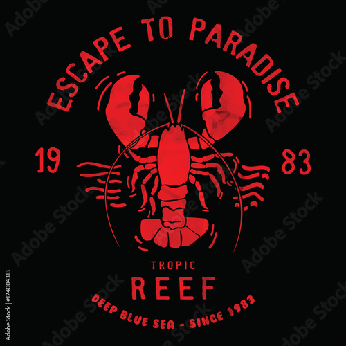 VECTOR LOBSTER GRAPHICS