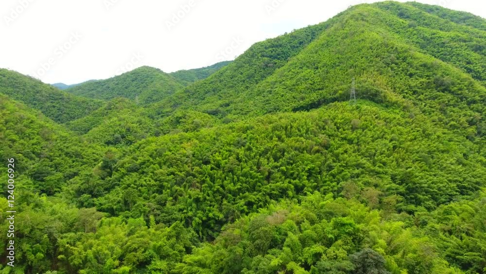 Aerial view of countryside in Phetchabun, Thailand. Aerial view of countryside in Phetchabun, Thailand.