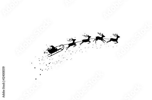 Christkind mit Schlitten