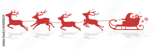 Christkind mit Schlitten