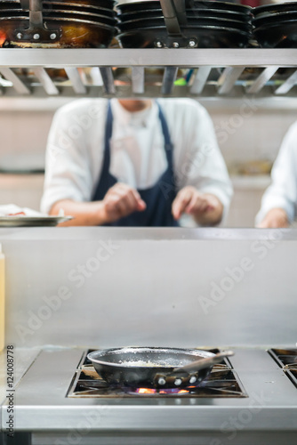 Chef preparing food

