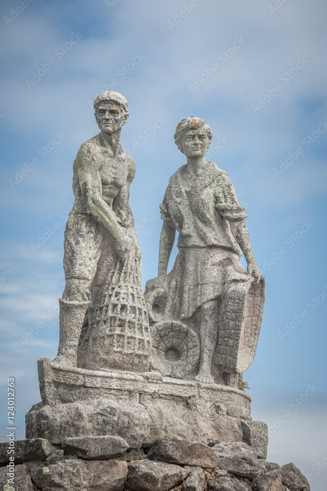  fishermans monument, Ogrove, Spain