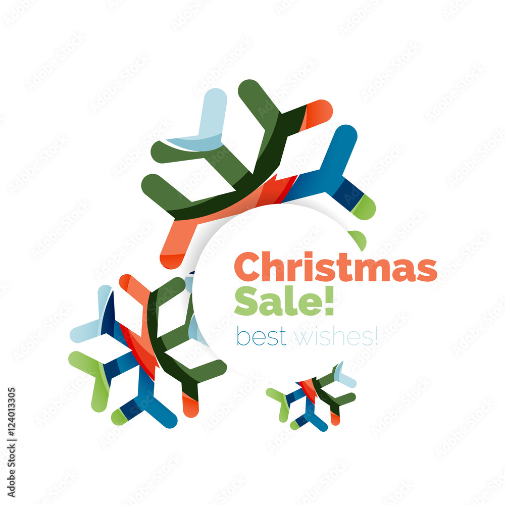 Christmas geometric abstract sale promo banner Christmas geometric abstract sale promo banner