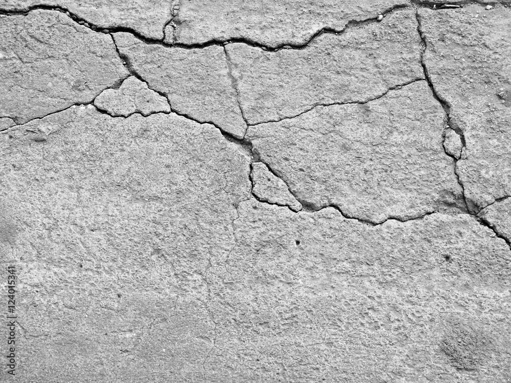 Obraz premium Cracked concrete texture closeup background