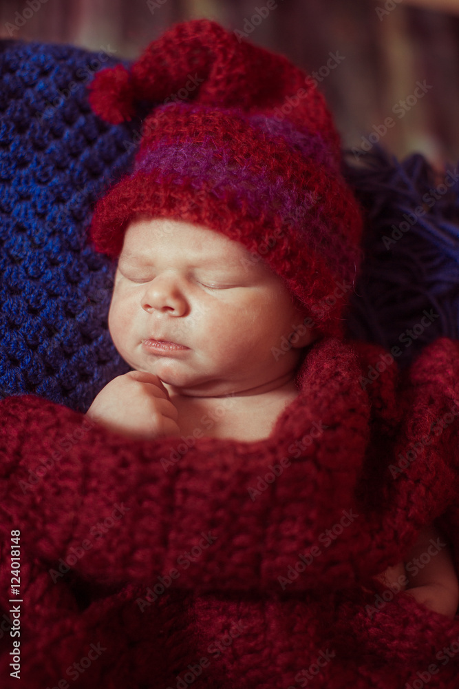 Incredible tiny newborn baby sweetly sleeps Incredible tiny newborn baby sweetly sleeps
