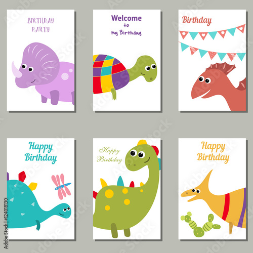 Collection of cute Birthday cards.