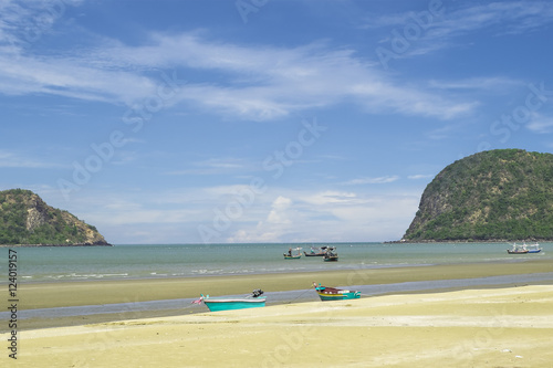 Seascape at Samroiyod beach  Prajoubkirikan  Thailand