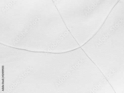 Thread on white fabric