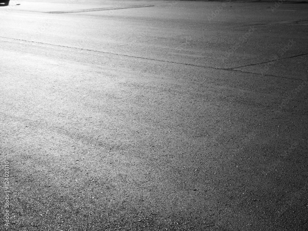 Fototapeta premium Asphalt road background with light