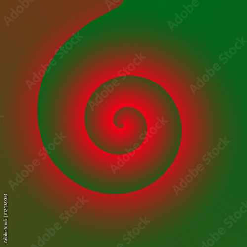 green and red swirl background