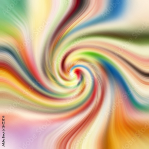 Blurred colorful swirl